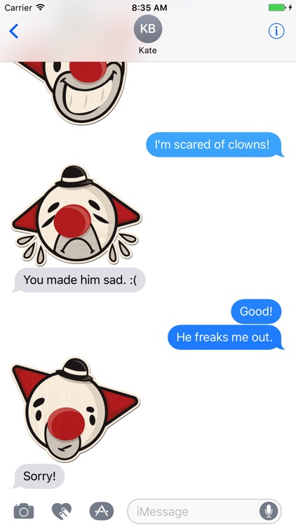 Clown Face Sticker Pack screenshot-3
