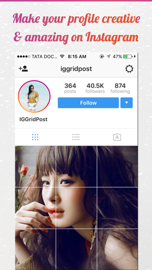 IG Grid Post Pro - Crop Photos For Insta Profile(圖1)-速報App