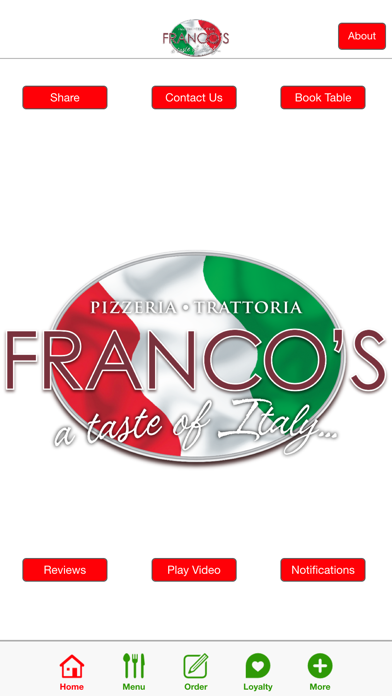 How to cancel & delete Franco's Italian Restaurant Longridge from iphone & ipad 1