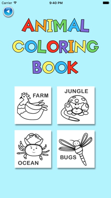 Coloring Book for kids (animals)