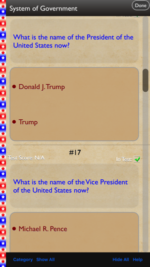 US Citizenship Test 2017 Edition Premium(圖2)-速報App