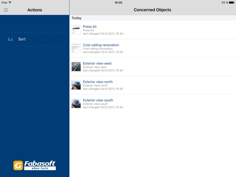 Fabasoft eGov Worklist screenshot 3