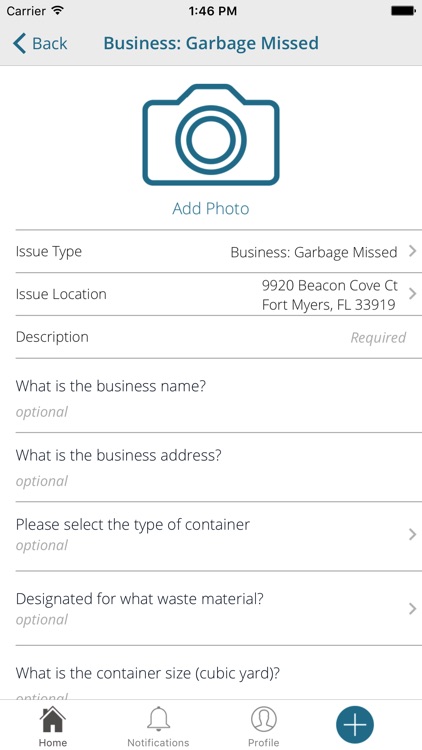 Lee County Request for Action