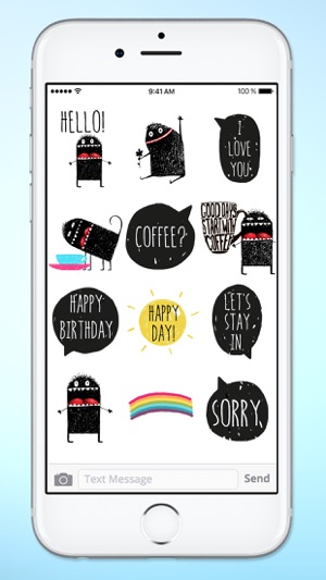 Hello Happy Monster Sticker Pack(圖3)-速報App