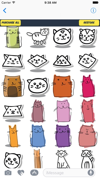 Cute Cats Sticker Pack