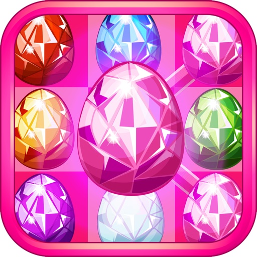 Jewel Pop Star Quest - Link & Crush Matching Game Icon