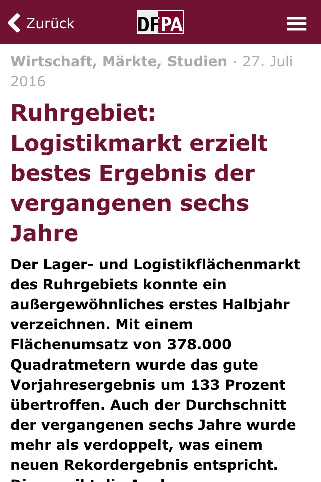 Deutsche Finanz Presse Agentur screenshot 3