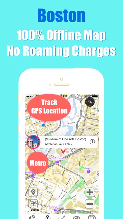 Boston travel guide & offline city metro train map screenshot-3