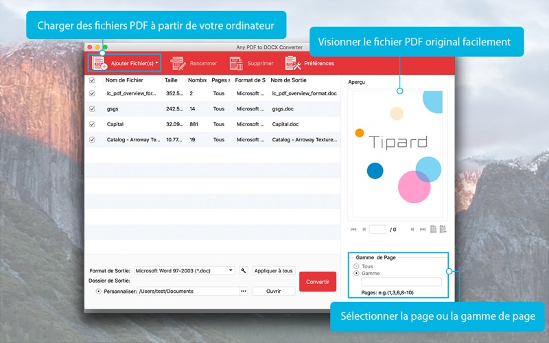 Any PDF To DOCX Converter Convertir PDF En Word Pour PC T l charger 