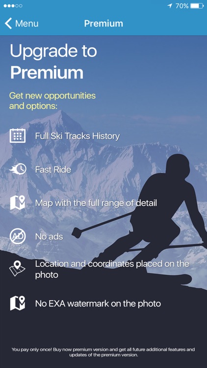 EXA Ski Tracker