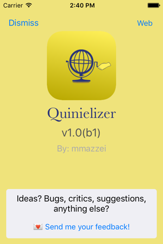 Quinielizer screenshot 2