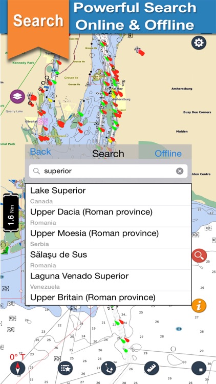 US Great Lakes Nautical Chart Map GPS for Boaters screenshot-3
