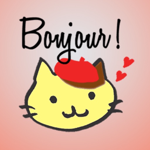 French Cat Sticker Pack