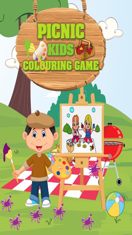 Picninc Kids Coloring Game