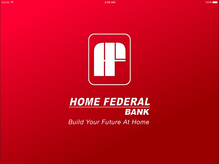 Home Federal Bank GI Mobile for iPad