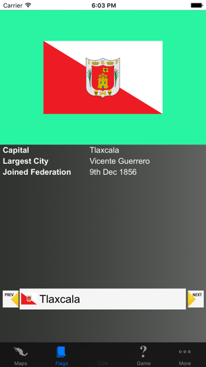 Mexico State Flags and Maps(圖2)-速報App