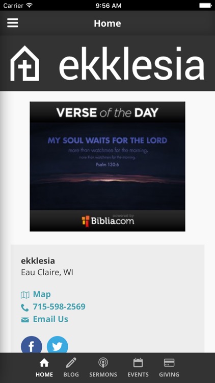 ekklesia of Eau Claire, WI