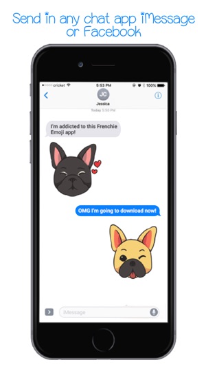 FrenchieMoji - French Bull Dog Emojis & Stickers(圖3)-速報App