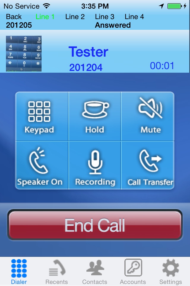 iSip -VOIP Sip Phone screenshot 2