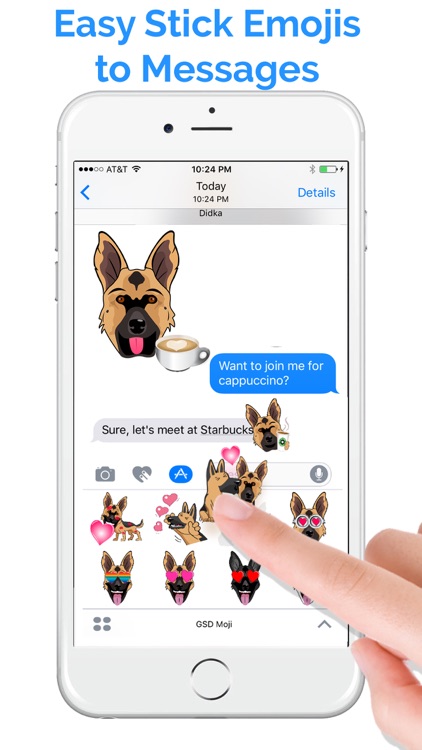 German Shep Emoji - GSD Emojis & Stickers