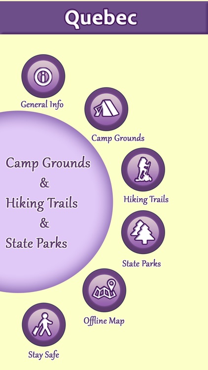 Quebec Campgrounds & Hiking Trails,State Parks
