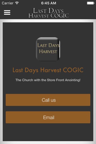 Last Days Harvest COGIC screenshot 3