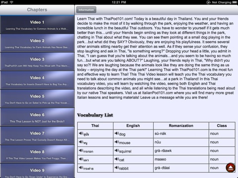 Learn Thai with Video for iPad screenshot 4