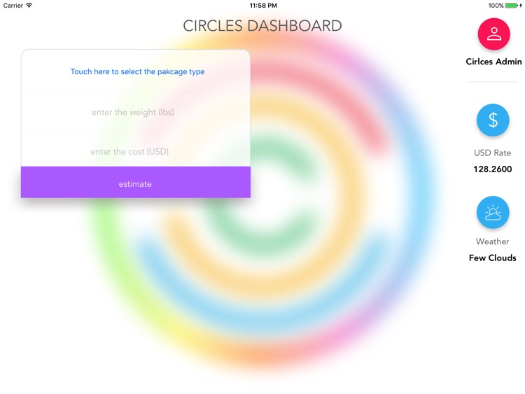 Circles Dashboard