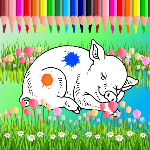 Coloring Pages Game My Little Pig Version icon