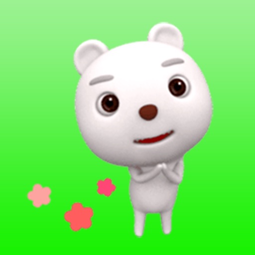 Cute White Bear! icon