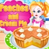 Cooking Cream Peaches Pie