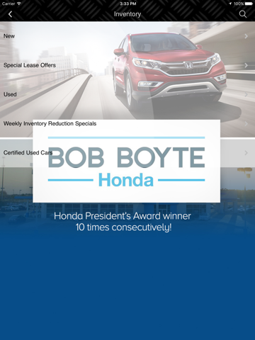 Bob Boyte Honda screenshot 2