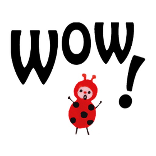 Animated Bee And Ladybird Sticker