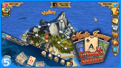 How to cancel & delete Mystic Journey: Tri Peaks Solitaire from iphone & ipad 1