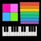 Simply play and learn the piano , drums or xylophone wherever you are