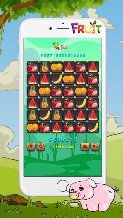 Fruit Match 3 Puzzle Games - Magic board relaxing