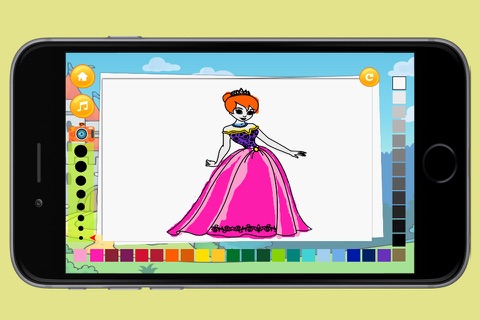 Fairy Tale Princess Coloring screenshot 4