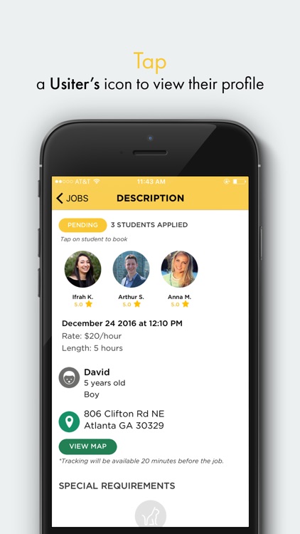 Usit: On-Demand Babysitting