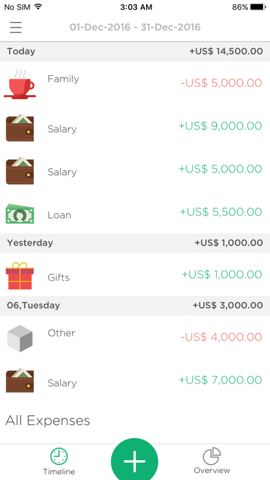 Expense Easy Screenshot on iOS