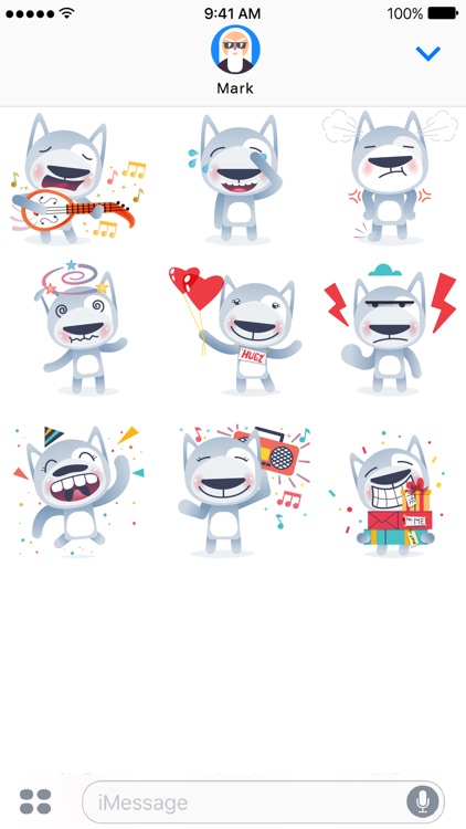 Wolfy The Dog - Sticker Pack screenshot-3