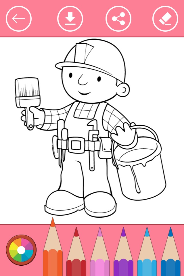 Coloring Book of Occupations & Jobs for Kids screenshot 2