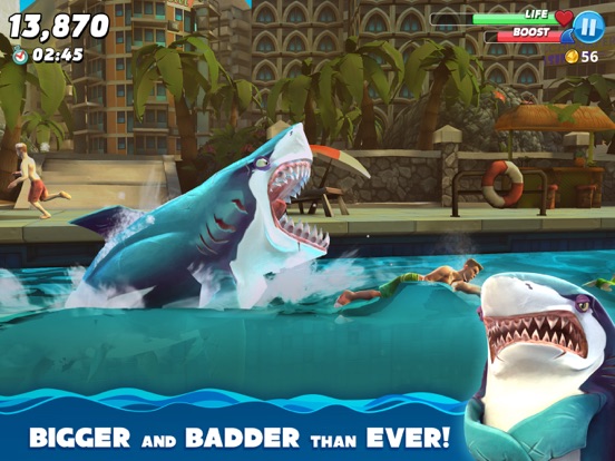 Hungry Shark World iPad app afbeelding 1