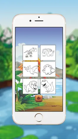 Game screenshot Happy Dinosaur Coloring Book For Kids apk