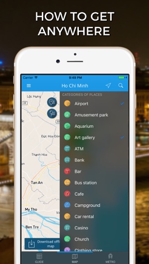 Ho Chi Minh Travel Guide with Offline Street Map(圖3)-速報App