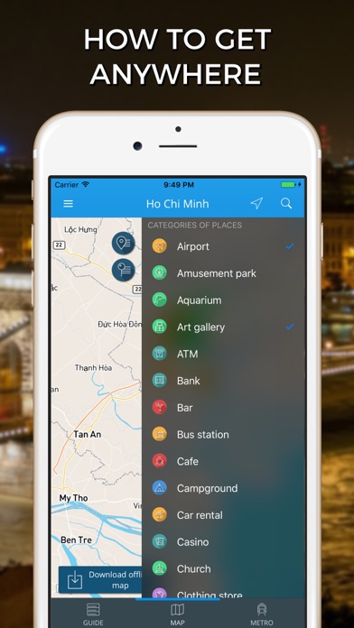 How to cancel & delete Ho Chi Minh Travel Guide with Offline Street Map from iphone & ipad 3