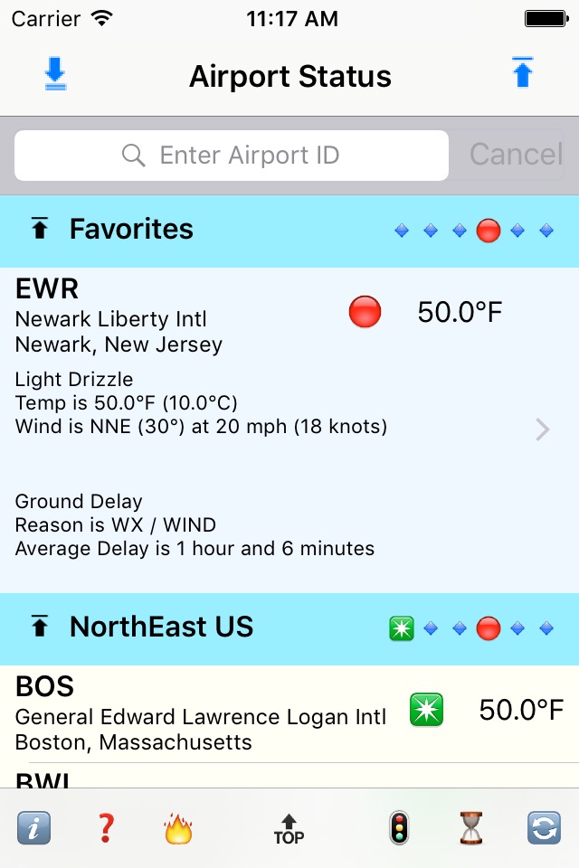 Airport Delay Status screenshot 2