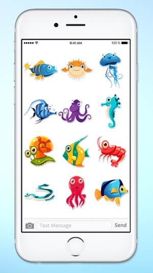 Funny Fish and Sea Life Sticker Pack(圖3)-速報App