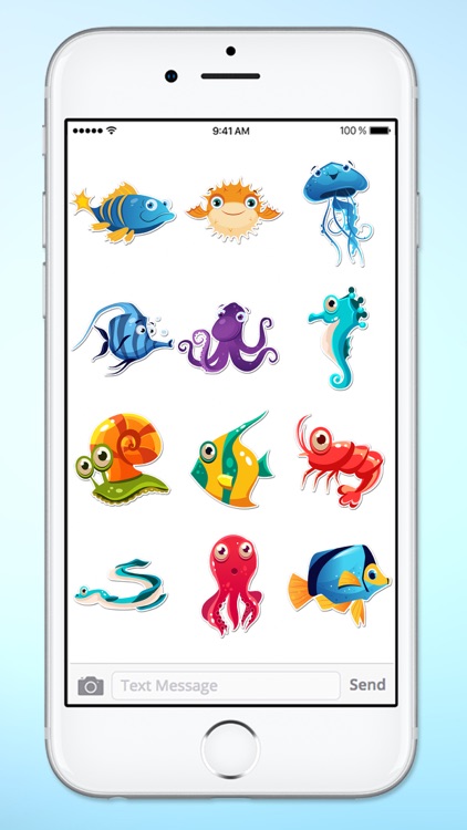 Funny Fish and Sea Life Sticker Pack