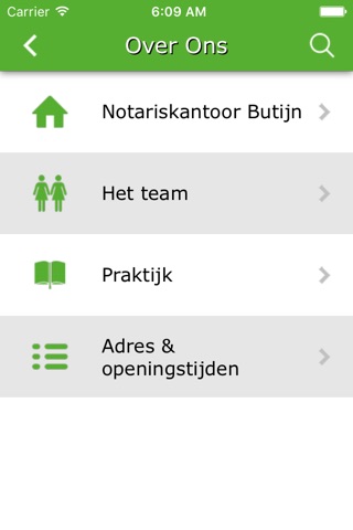 Notariskantoor Butijn screenshot 2