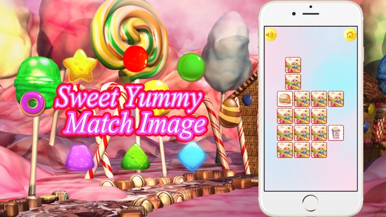 Sweet Yummy Match Image Game